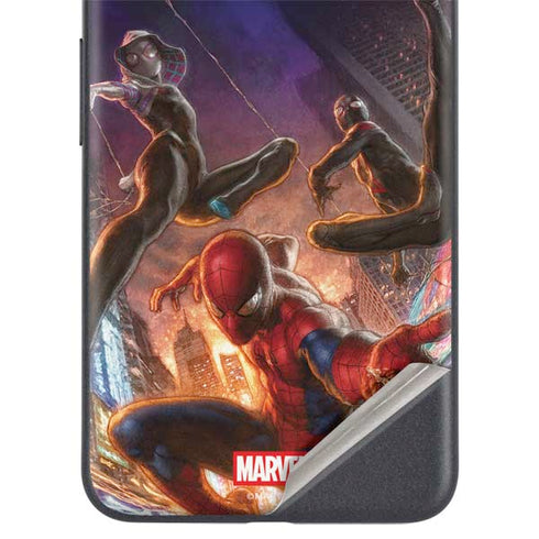 Marvel Spiderman Group Wall Google Pixel 5a Skin